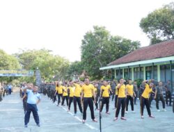 Polres Majalengka Hadiri Kegiatan SKJ 88 di Makodim 0617/Majalengka Menjelang HUT TNI Ke-78