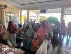 Pemdes Pinangraja, Salurkan Bantuan Pangan Cadangan Beras Pemerintah Tahun 2023