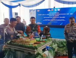 Kapolda Jambi : Apapun di Hatimu Aku Pun Tau Kata Kapolda Jambi Saat Syukuran Rangka Hari Lalulintas Bhayangkara Ke- 68