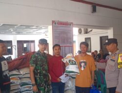Bhabinkamtibmas Polsek Jatiwangi Monitoring Penyaluran Bantuan Pangan Cadangan Beras Pemerintah