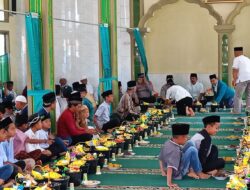 Personil Polsek Cikijing Hadiri Peringatan Maulid Nabi Muhammad Di Masjid Al-Mukmin