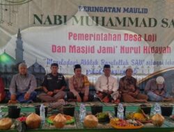 Bhabinkamtibmas Polsek Jatiwangi Menghadiri Peringatan Maulid Nabi Muhammad SAW di Desa Loji