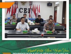 Sejumlah Pejabat Polda Aceh, Hadiri Vicon Pembentukan Satgas Penanggulangan, Penyalahgunaan dan Peredaran Gelap Narkotika
