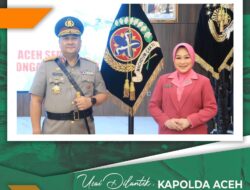 Usai Dilantik, Kapolda Aceh Irjen Pol. Drs. Achmad Kartiko, S. I. K., M. H, Akan Segera ke Aceh