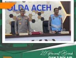 20 Personil Brimob dan 7 Polair Polda Aceh, Lulus SBP