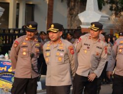 Kapolres Majalengka Pimpin Pengamanan Aksi Bela Masyarakat Rempang oleh Aliansi Masyarakat Muslim Majalengka (AM3)