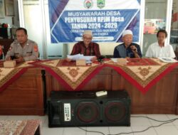 Kanit Samapta Polsek Sukahaji Wakili Kapolsek di Musrenbangdes Desa Cikalong