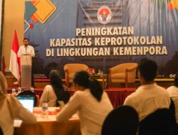 Tingkatkan Kualitas Pelayanan Pimpinan, Kemenpora Gelar Kegiatan Peningkatan Kapasitas Keprotokolan