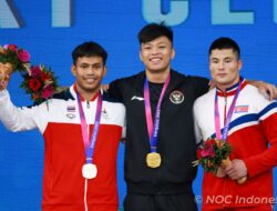 Rahmat Erwin Sukses Sumbang Medali Emas Kelima Indonesia di Ajang Asian Games 2022 Hangzhou