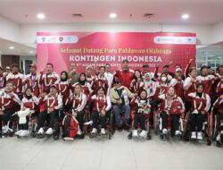 Menpora Dito Sambut Kepulangan Kontingen Indonesia dari Asian Para Games 2022 Hangzhou