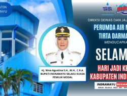 Perumda Air Minum Tirta Darma Ayu, Mengucapkan Selamat Hari Jadi Ke-496 Kab.Indramayu