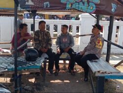 Kapolsek Maja dan Anggota Sambangi Ojek Pangkalan di Alun-Alun Maja untuk Dialogis