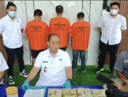 BNNP Jambi Berhasil Amankan 10 Kg Sabu dan Ekstasi 5000 Butir Senilai Rp 14,5 Milyar