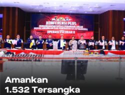 Amankan 1.532 Tersangka Penyalahgunaan Narkoba