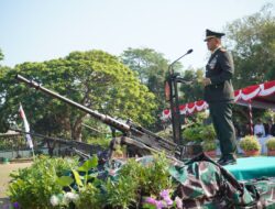 Danrem 162/WB Pimpin Upacara HUT TNI ke 78 dan Bacakan Amanat Panglima TNI