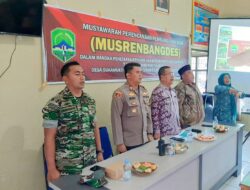 Kapolsek Cikijing Hadiri Musrenbangdes Penetapan RKP Desa Tahun 2024 Desa Sukamukti