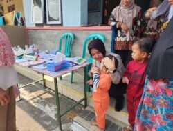 Bhabinkamtibmas Polsek Majalengka Kota, Briptu Desi Yuanasari, S.H., Berikan Bantuan dan Dukungan di Pos Yandu Tarikolot