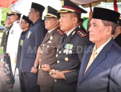 Kapolres Bireuen Hadiri Upacara Hut TNI Ke 78 Di Kodim 0111/Bireuen