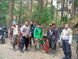 Bhabinkamtibmas Polsek Sindangwangi Gencar Lakukan Patroli Antisipasi Karhutla di Desa Padaherang