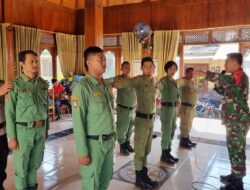 Wujudkan Linmas Tangguh, Babinsa Tipes berikan Latih Disiplin