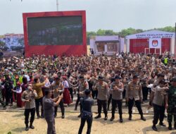 Kapolres Majalengka dan Para Pejabat Polres Hadiri Latihan Gabungan Fungsi Tingkat Polda Menyongsong Pemilu 2024