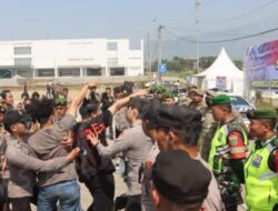 Wujudkan Pemilu Yang Damai, Polres Garut Melakukan Simulasi Sistem Pengamanan Kota