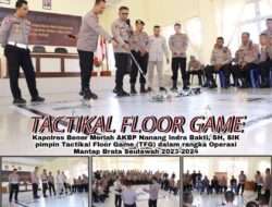 Kapolres Bener Meriah Pimpin Tactical Floor Game (TFG) untuk Operasi Mantap Brata Seulawah 2023-2024