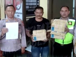 Polsek Karangpawitan Polres Garut Amankan Penjual Alkohol Tanpa Izin