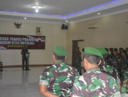 Dandim Boyolali Pimpin Kopraport Pindah Satuan