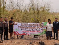 Polres Majalengka Berkontribusi Positif dalam Penghijauan untuk Peringati HUT Humas Polri ke-72