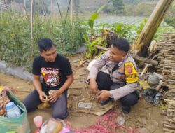 Bhabinkamtibmas Argapura Sambangi Warga di Kebun, Tekankan Peran Aktif dalam Keamanan dan Ketertiban