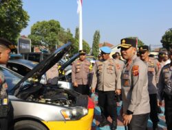 Kapolres Majalengka Pimpin Apel Pengecekan Sarpras dan Kendaraan Dinas Polri untuk Mendukung Operasi Mantap Brata 2023-2024