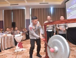 Kapolda Jambi Buka Rakernis Fungsi Lantas TA 2023 Polda Jambi, Ini Amanat Beliau