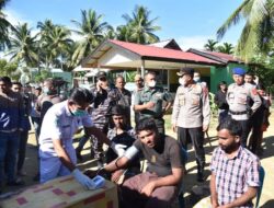 Kapolres Bireuen Cek Warga Etnis Rohingya yang terdampar Dikecamatan Peudada