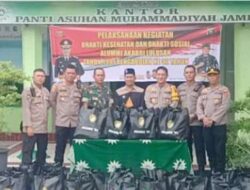 Dalam Rangka Pengabdian Ke 32 Th Alumni Akabri 91 Kapolresta Jambi Gelar Baksos dan Bakti Kesehatan Di Panti Asuhan Muhammadiyah.