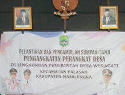 Kepala Desa Weragati, Lantik dan Pengambilan Sumpah 3 Perangkat Desa