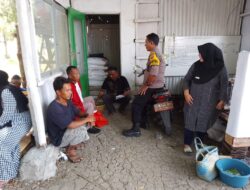 Bhabinkamtibmas Polsek Ligung Sambangi Warga Binaan, Berikan Himbauan Kamtibmas