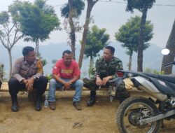 Bhabinkamtibmas dan Babinsa Sambangi Warga Binaan di Desa Argamukti