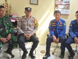 Bhabinkamtibmas dan Babinsa Silaturrahmi dengan Kasi Pencegahan dan Kesiapsiagaan Damkar Majalengka