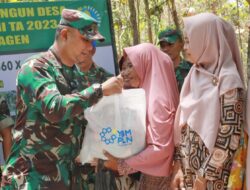 Tutup TMMD Geneng, Kodim bagikan paket sembako untuk warga kurang mampu & nutrisi Stunting
