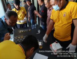 Operasi Mantap Brata Lodaya 2023: Propam Polres Majalengka Gelar Tes Senpi dan Tes Urine