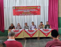 Hadiri Musrenbangdes, Kapolsek Cikijing Titipkan Pesan Kamtibmas