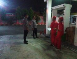Personil Polsek Majalengka Melaksanakan Patroli Malam ke Objek Vital Wilayah Desa Binaan