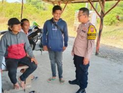 Bripka Dani Arisandi Sujana Jalin Silaturahmi dan Imbau Kamtibmas dengan Warga Desa Lojikobong