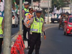 Polres Majalengka Mengamankan Upacara Peringatan Hari Santri Nasional 2023