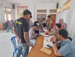 Ps. Panitmin Intelkam Polsek Cikijing Laksanakan Pengamanan Dan Monitoring BLT DD Triwulan lV