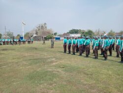 Koramil Gemolong Latih Ketarunaan 161 Siswa Siswi SMK N 1 Miri
