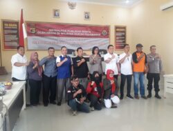 Polres Pesawaran Rangkul Media Tangkal Hoax Jelang Pemilu