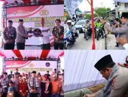 Bahagianya Warga Ciamis dapat Bantuan Sumur Bor dan Paket Sembako dari Operasi NCS Polri