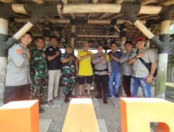 Sinergitas TNI-Polri di Cikijing Laksanakan Pengamanan Syuting Jejak Si Gundul